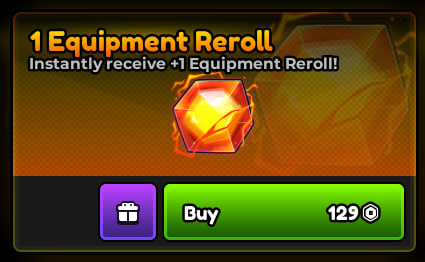 1 Equipment Roll