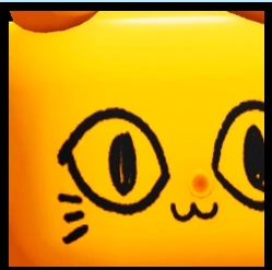 Huge Orange Balloon Cat