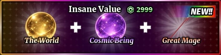 The World + Cosmic Being + Great Mage
