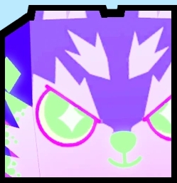 Huge Neon Twilight Wolf